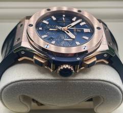 Thumbnail von Hublot Big Bang Rosegold Blue Chronograph 44mm Full Set with Box&Papers 99% NEW
