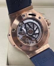Thumbnail von Hublot Big Bang Rosegold Blue Chronograph 44mm Full Set with Box&Papers 99% NEW
