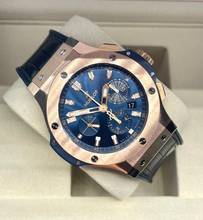 Thumbnail von Hublot Big Bang Rosegold Blue Chronograph 44mm Full Set with Box&Papers 99% NEW