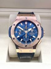 Thumbnail von Hublot Big Bang Rosegold Blue Chronograph 44mm Full Set with Box&Papers 99% NEW