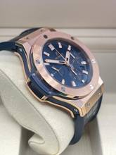 Thumbnail von Hublot Big Bang Rosegold Blue Chronograph 44mm Full Set with Box&Papers 99% NEW