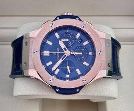 Thumbnail von Hublot Big Bang Rosegold Blue Chronograph 44mm Full Set with Box&Papers 99% NEW