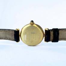 Thumbnail von Cartier VERMEIL COLISÈE Quartz 24mm GP Silver 1.16TCW DIAMOND Watch </h1>