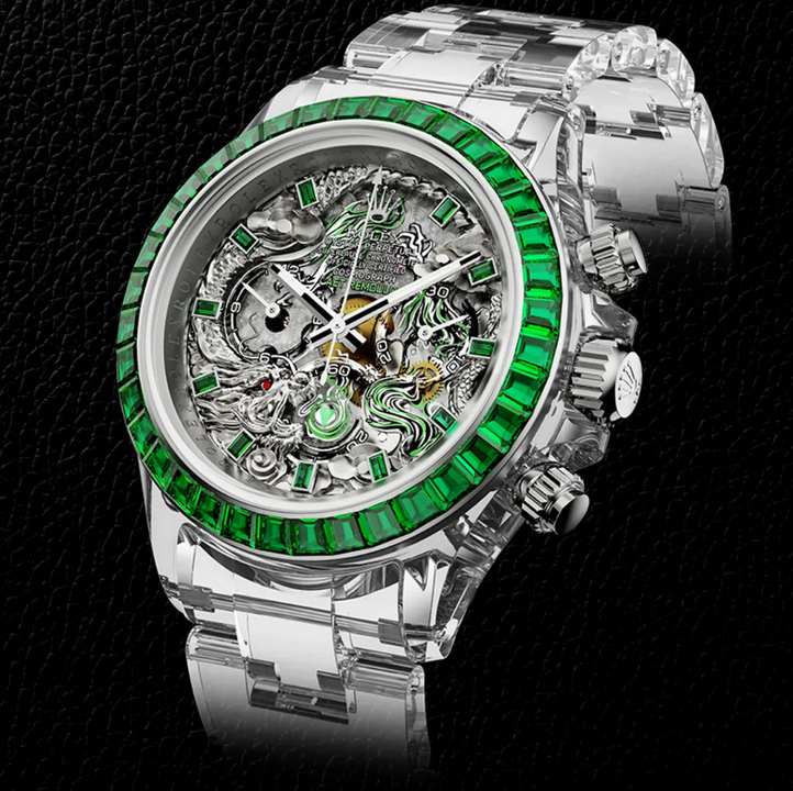 AET REMOULD Rolex Daytona Sapphire "LOONG" White Gold 