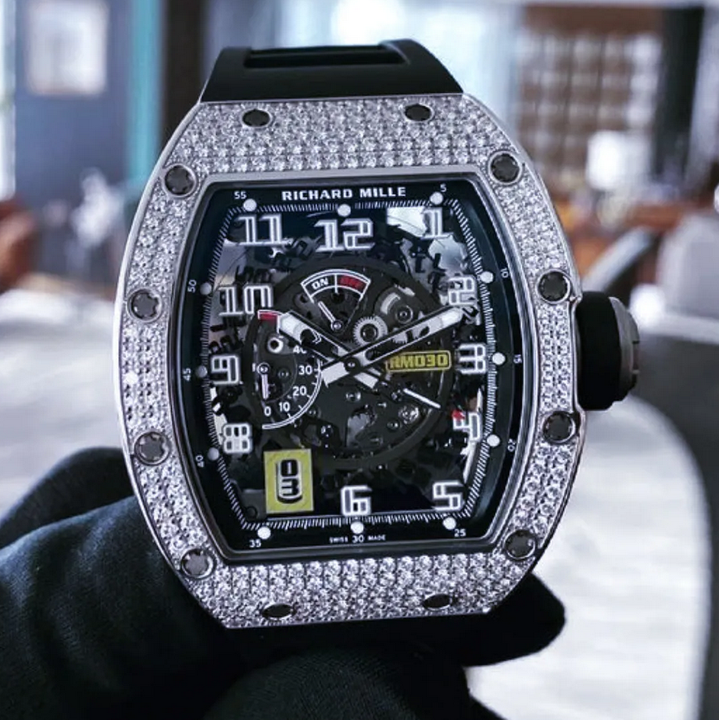 Richard Mille [NEW] RM 030 White Gold/Titanium Diamonds Watch