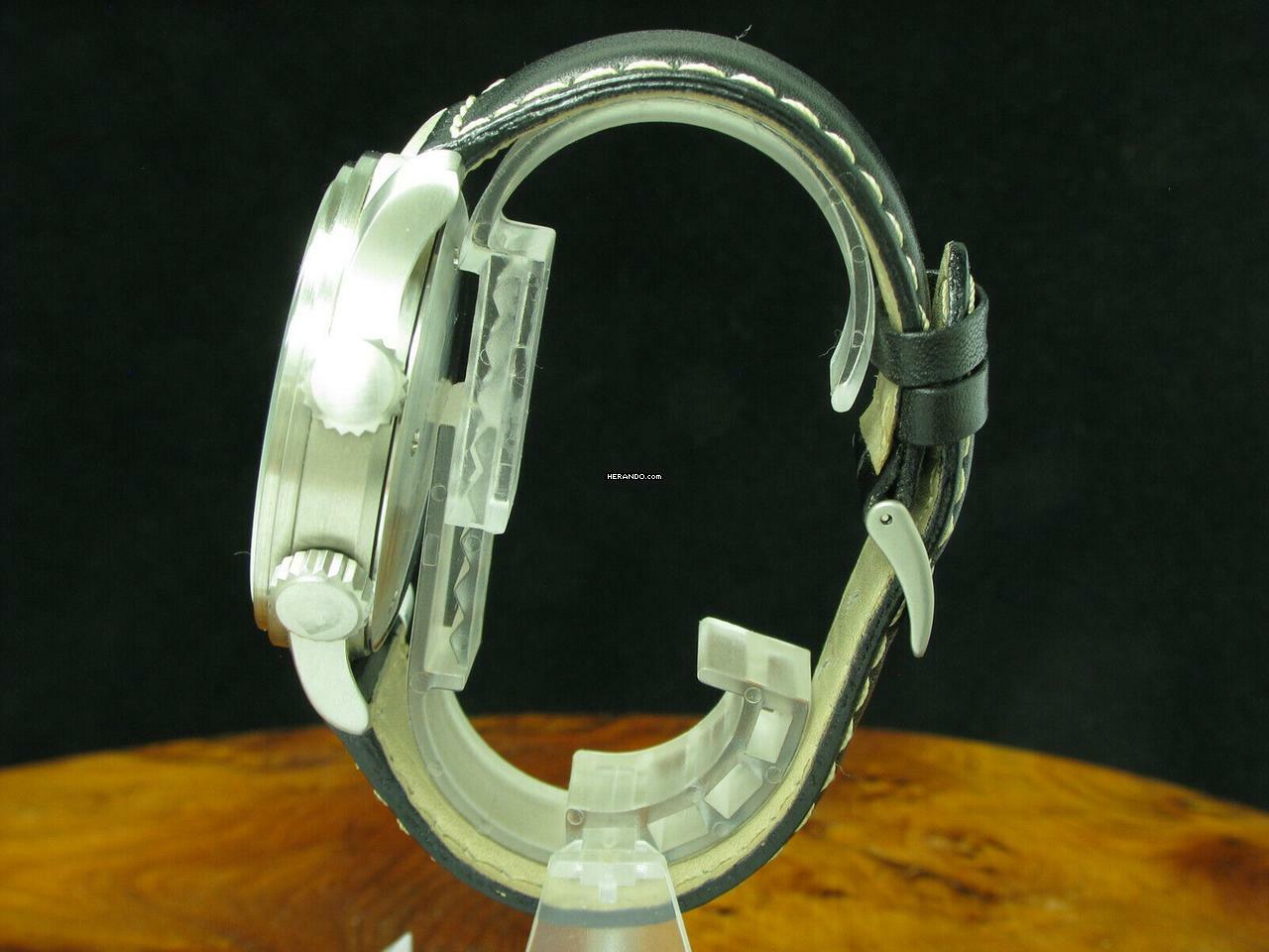 Thumbnail von Zeno-Watch Basel Edelstahl Handaufzug Herrenuhr Mit Wecker / Ref 8591 </h1>