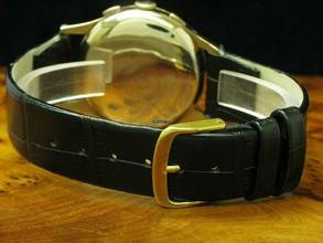 Thumbnail von Jolus 18kt 750 Roségold Gold Handaufzug Chronograph Herrenuhr </h1>