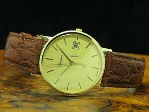 Thumbnail von Leumas 14kt 585 Gold Herrenuhr Mit Datum / Kaliber Eta 255.411 </h1>