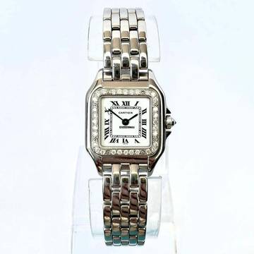  Cartier Panthère 23mm Quartz Steel 0.37TCW DIAMOND Watch </h1> 