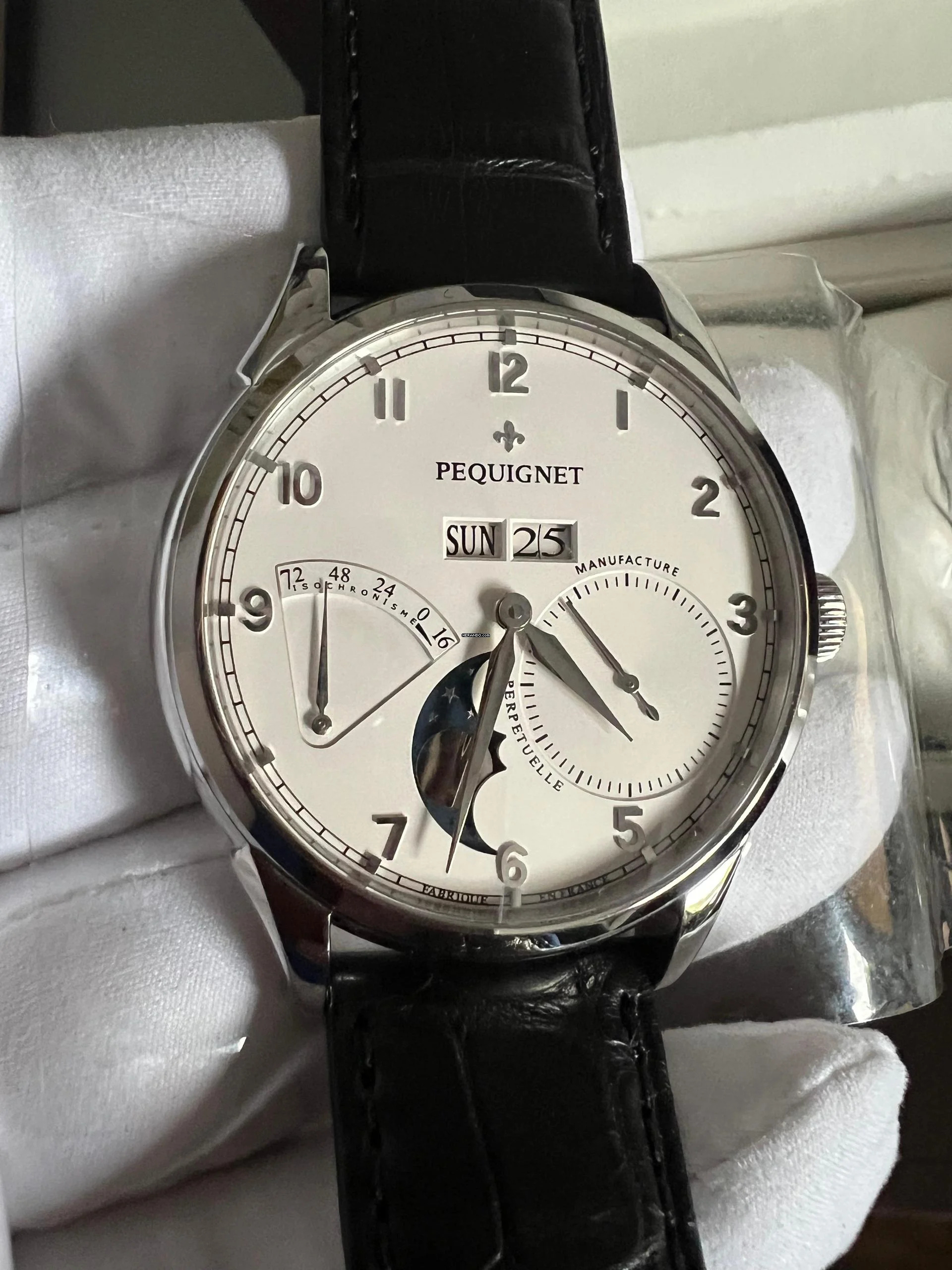  Pequignet Royale Grand Sport Day-Date Power Reserve Moonphase 