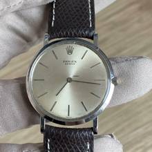 Thumbnail von Rolex Cellini 9576 Ultra-Thin Silver dial white gold 18KT 1960's </h1>