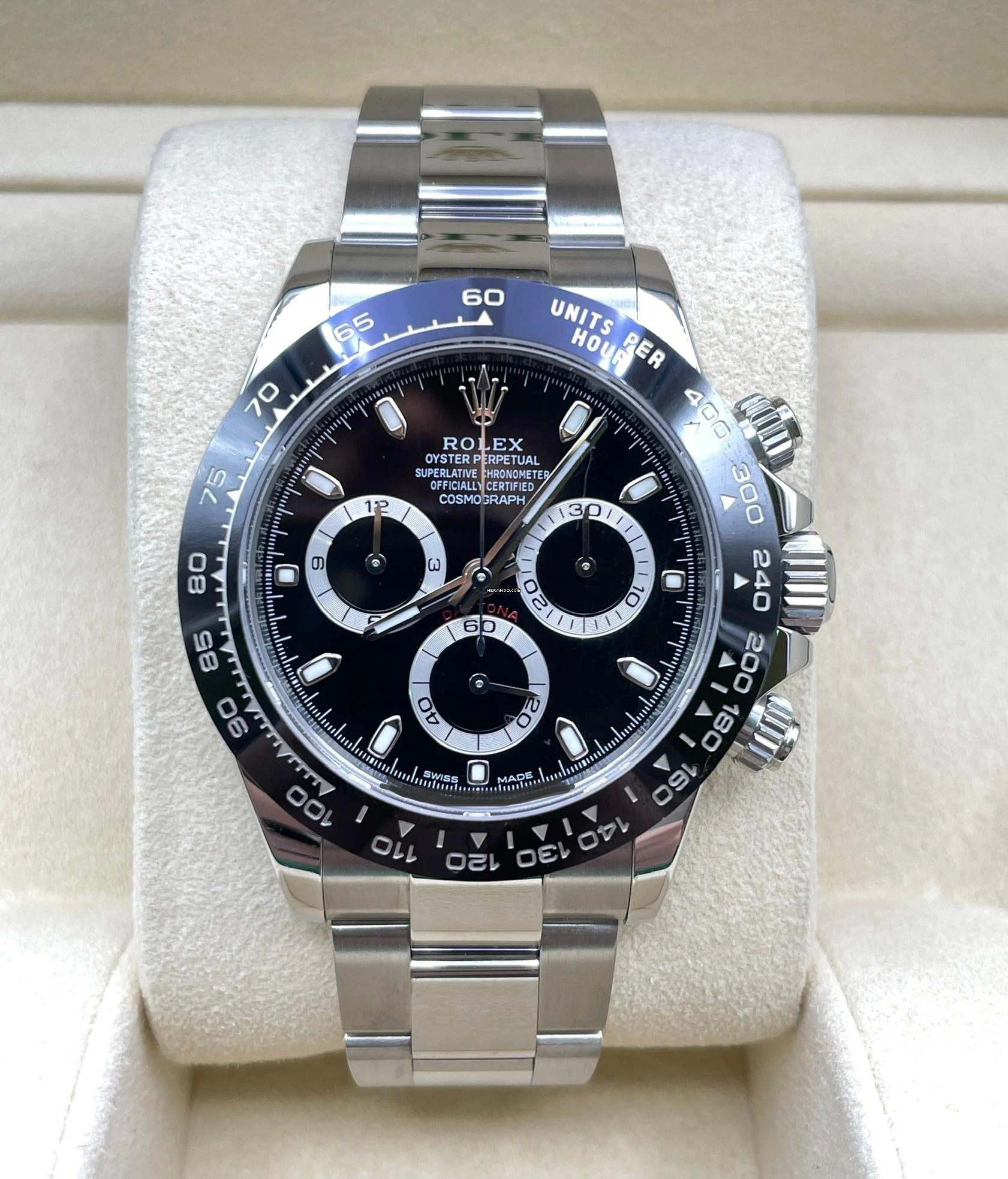  Rolex Daytona 116500LN Black Dial mint condition with Papers New Card Lc Austria 