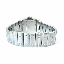 Thumbnail von Cartier Santos Galbée 29mm Quartz Steel 0.85TCW Diamond Watch NEW Model </h1>