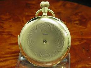 Thumbnail von J.ullmann & Co. 14kt Gold Savonette Sprungdeckel Taschenuhr Minuten Repetition </h1>
