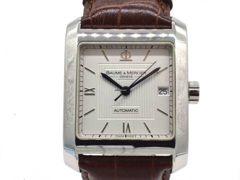  Baume & Mercier Hampton Edelstahl Automatic Herrenuhr / Ref 65597 / 34mm </h1> 