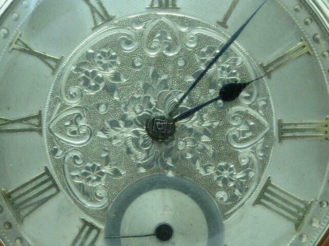 Thumbnail von John Fleckner 925 Silber Open Face Taschenuhr Schlüsselaufzug Durchmesser 52,3mm </h1>