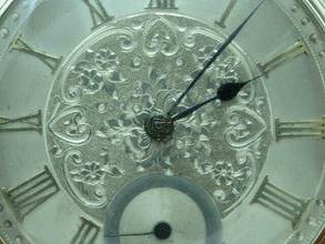 Thumbnail von John Fleckner 925 Silber Open Face Taschenuhr Schlüsselaufzug Durchmesser 52,3mm </h1>