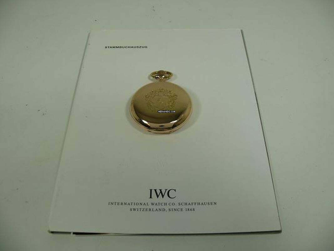 Thumbnail von IWC Schaffhausen 14kt 585 Gold Savonette Taschenuhr Von Ca. 1909 / Kaliber 53 </h1>