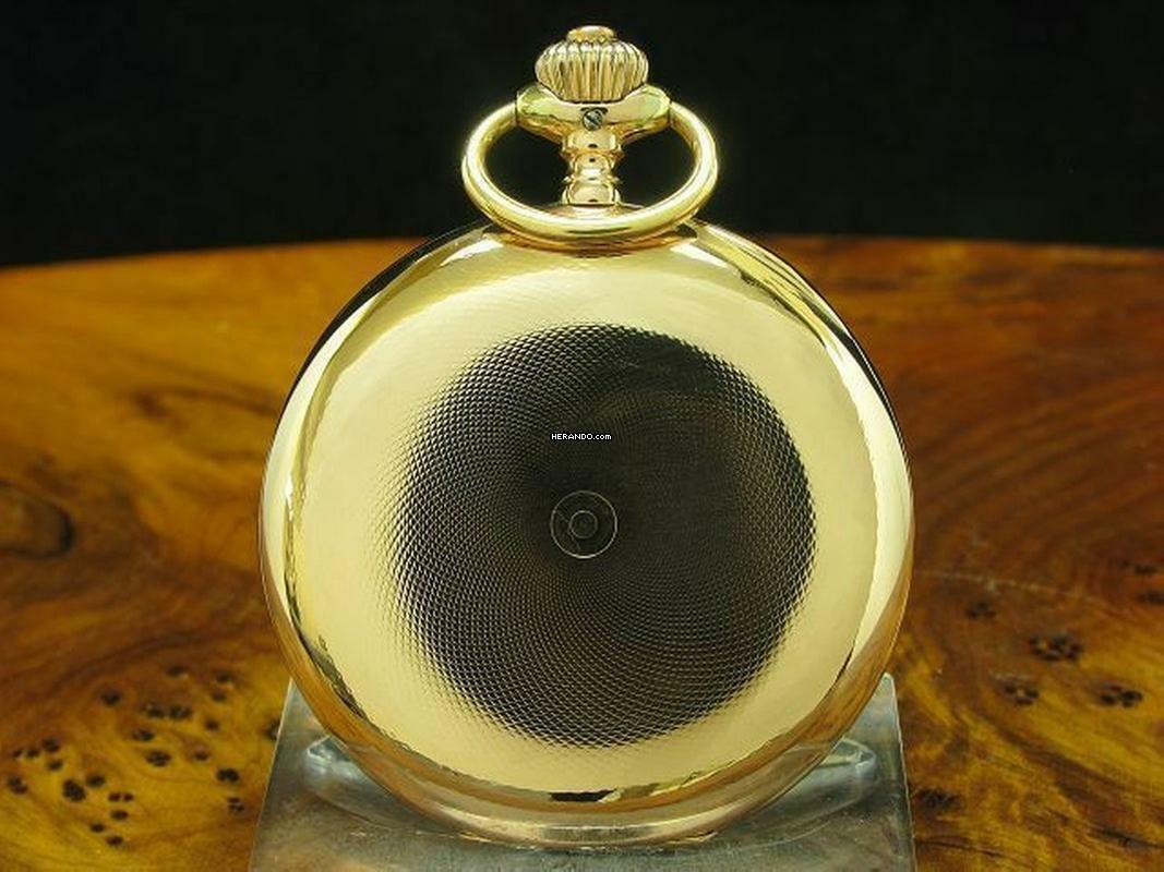 Thumbnail von IWC Schaffhausen 14kt 585 Gold Savonette Taschenuhr Von Ca. 1909 / Kaliber 53 </h1>