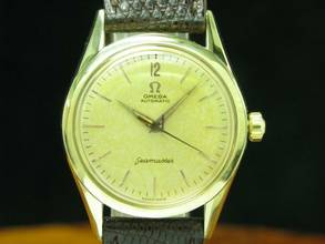 Thumbnail von Omega Seamaster De Luxe Gold Mantel Automatic Herrenuhr / Ref 2802 14 Sc </h1>