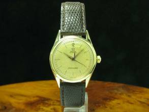 Thumbnail von Omega Seamaster De Luxe Gold Mantel Automatic Herrenuhr / Ref 2802 14 Sc </h1>
