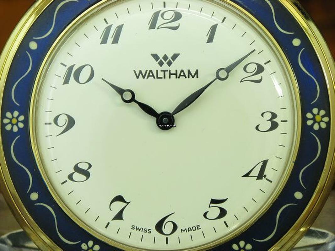 Thumbnail von Waltham Gold Mantel Open Face Taschenuhr / Ref 10-0300-00 </h1>
