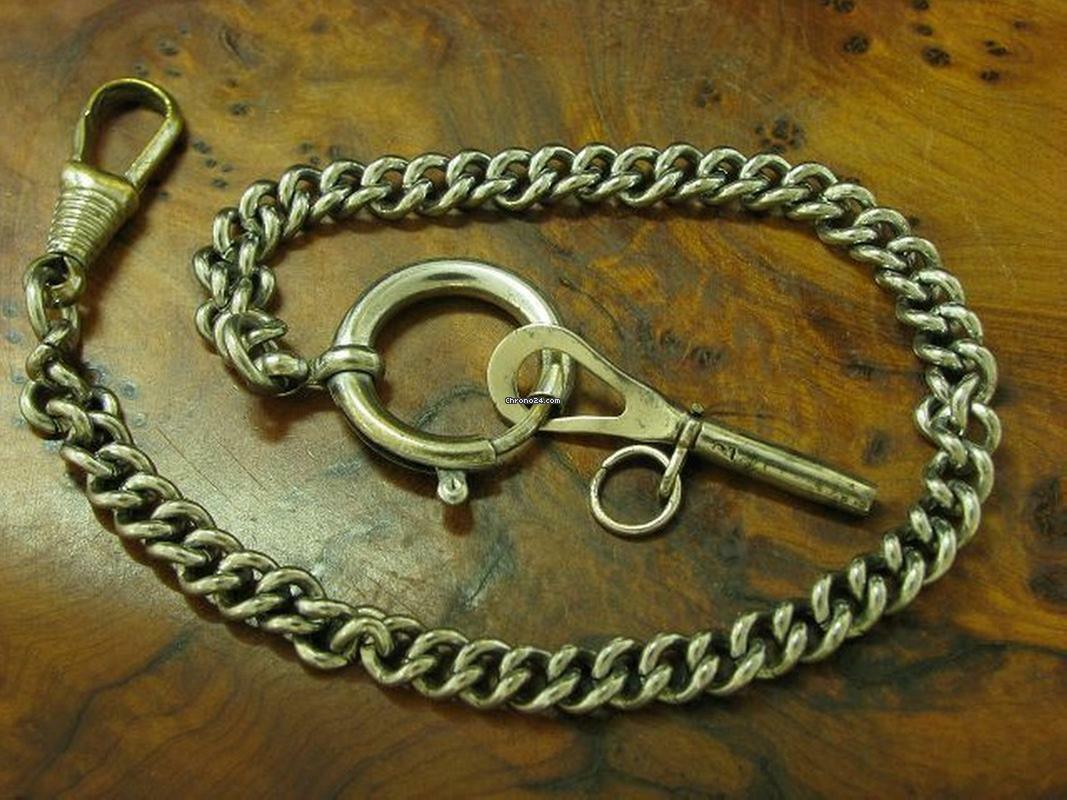 Thumbnail von Thomas Peter Hewitt 925 Sterling Silber Open Face Spindeltaschenuhr </h1>