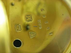 Thumbnail von Thomas Peter Hewitt 925 Sterling Silber Open Face Spindeltaschenuhr </h1>