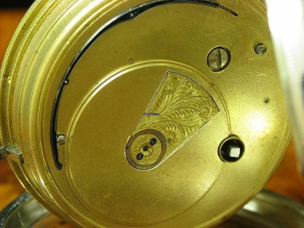 Thumbnail von Thomas Peter Hewitt 925 Sterling Silber Open Face Spindeltaschenuhr </h1>