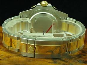 Thumbnail von Rolex GMT-Master II 18kt 750 Gold Edelstahl Automatic Herrenuhr / Ref 116713ln </h1>