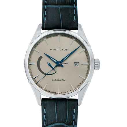  Hamilton Jazzmaster H32635622 - Jazzmaster Power Reserve Blue Steel/Leather 42mm </h1> 
