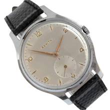Thumbnail von Zenith Classic Oversize silver dial caliber 126 1950's