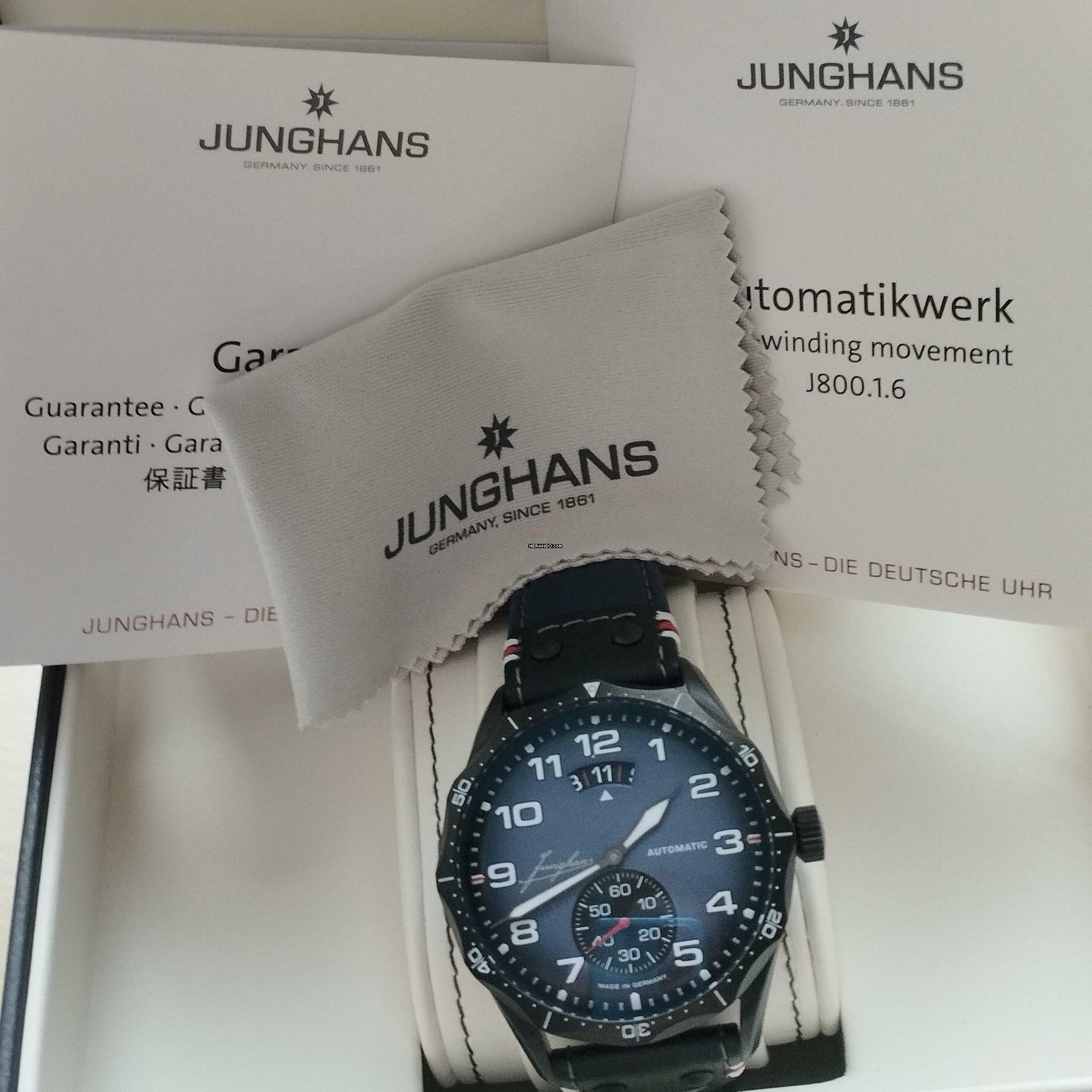Thumbnail von Junghans Meister Pilot Automatic Navy Blue FULL SET