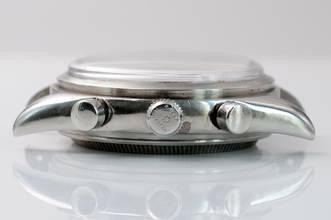 Thumbnail von Rolex Chronograph Dato Compax 4767 Jean-Claude Killy chronograph black dial very rare 1947's