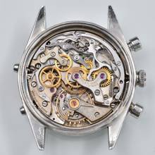 Thumbnail von Rolex Chronograph Dato Compax 4767 Jean-Claude Killy chronograph black dial very rare 1947's