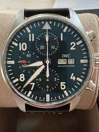 IWC Fliegerchrono Le Petit Prince Blau 43 mm