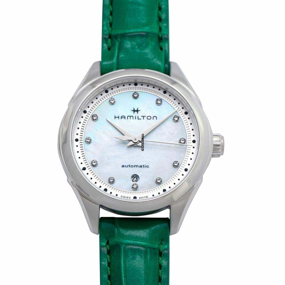 Hamilton Jazzmaster H32275890 - Jazzmaster Automatic Mother of pearl Dial Stainless Steel Ladies Watch </h1>