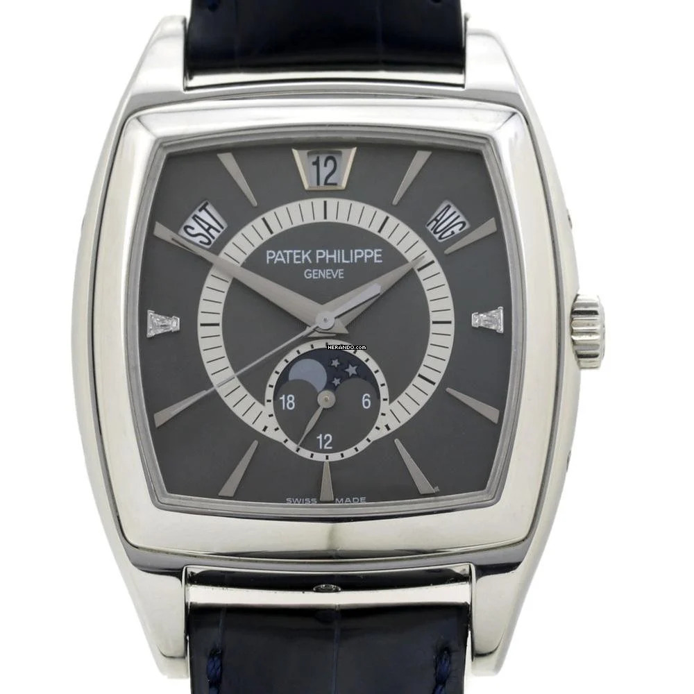Thumbnail von Patek Philippe Gondolo Rectangular Platin Ref.5135 </h1>