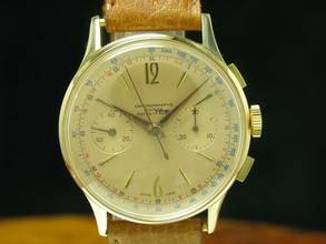 Thumbnail von Chronographe Suisse Cie 18kt Rotgold Handaufzug Herrenuhr / Kaliber 51 </h1>