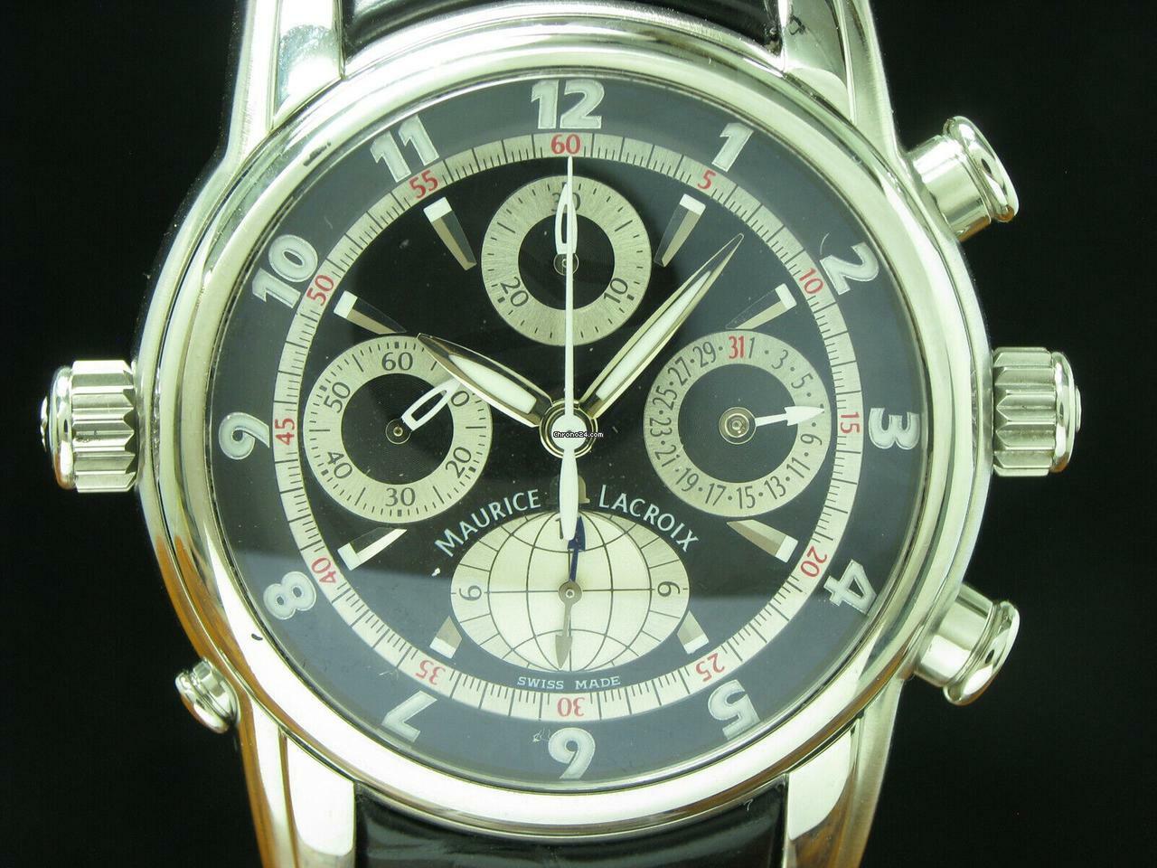 Thumbnail von Maurice Lacroix Masterpiece Globe Masterpiece Stahl Automatic Herrenuhr / Ml 88 / Mp6398 </h1>