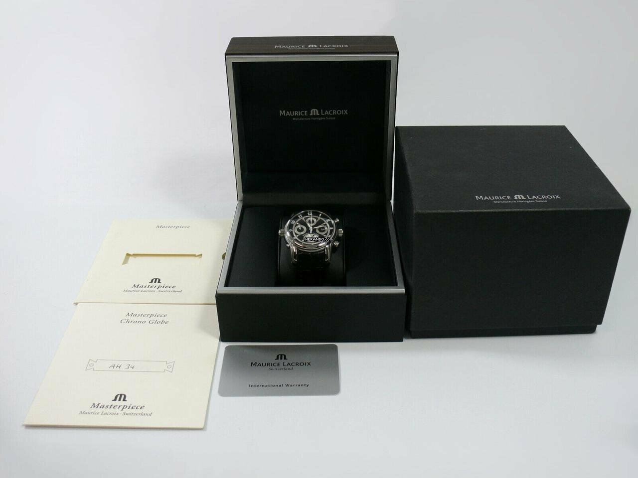 Thumbnail von Maurice Lacroix Masterpiece Globe Masterpiece Stahl Automatic Herrenuhr / Ml 88 / Mp6398 </h1>