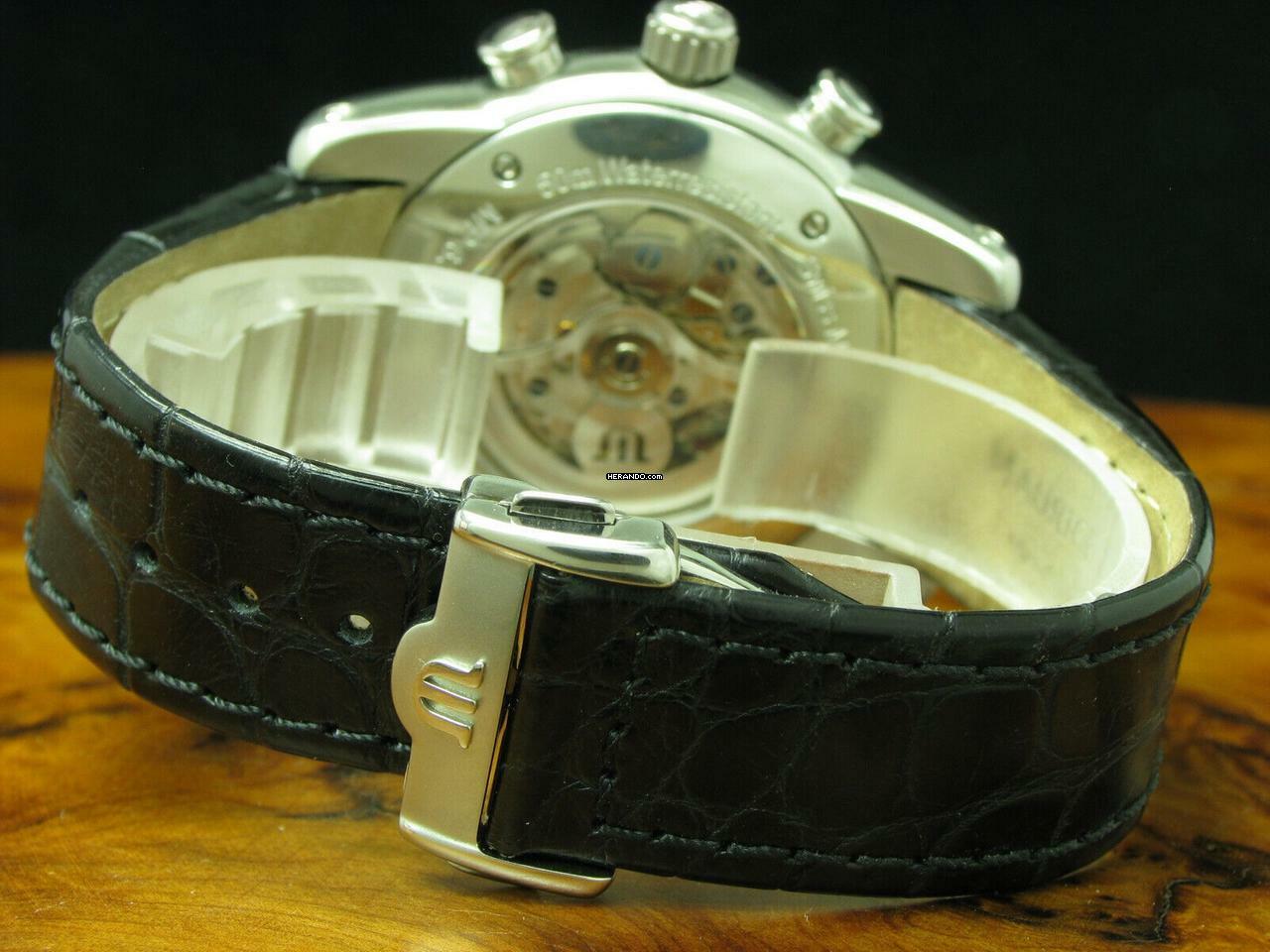 Thumbnail von Maurice Lacroix Masterpiece Globe Masterpiece Stahl Automatic Herrenuhr / Ml 88 / Mp6398 </h1>