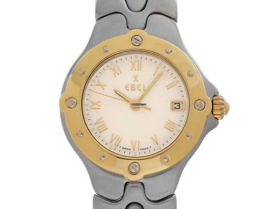  Ebel Sportwave Ref.6087621 1997 Box&Beschreibung sehr gut Vintage  