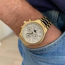Thumbnail von Ebel Quantieme Perpetual Calendar Chronograph gold 18KT 1990’s TOP Condition Full Set