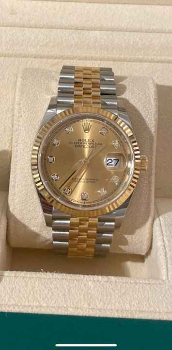 Rolex Datejust 36 mm mit Diamantzifferblatt