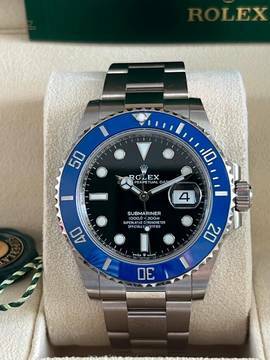 Rolex Submariner Weißgold aus 2022 LC 100