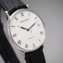 Thumbnail von Audemars Piguet Automatic 14682S Calatrava Roman dial limited Edition Stahl/Leder