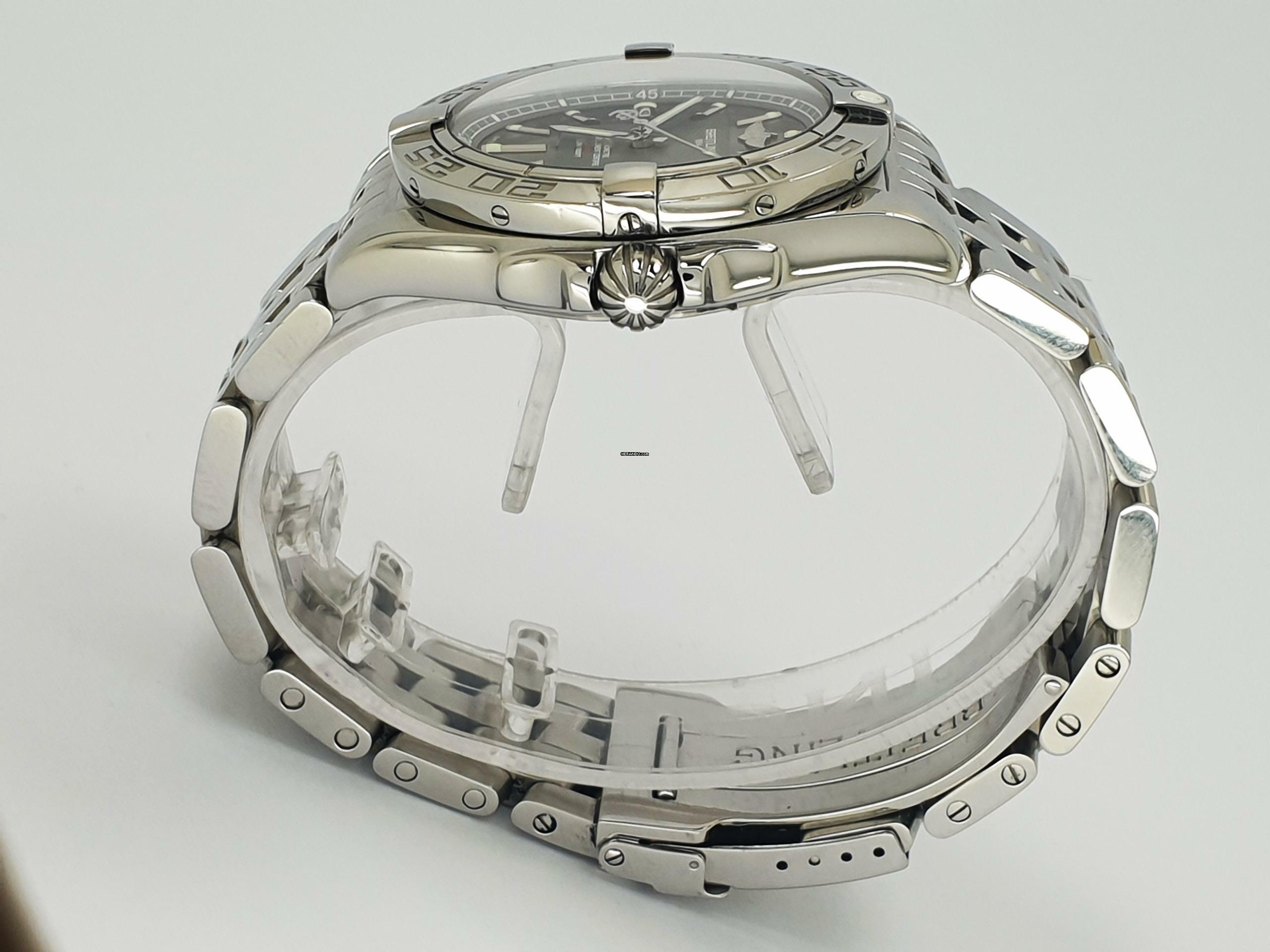 Thumbnail von Breitling Galactic 41 grey Dial Full Set