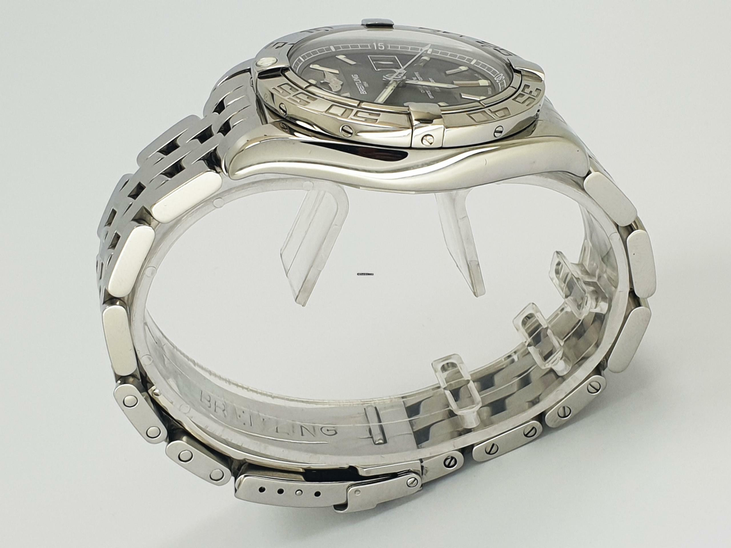 Thumbnail von Breitling Galactic 41 grey Dial Full Set