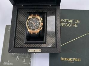 Thumbnail von Audemars Piguet Royal Oak Offshore Chronograph Juan Pablo Montoya FULLSET </h1>